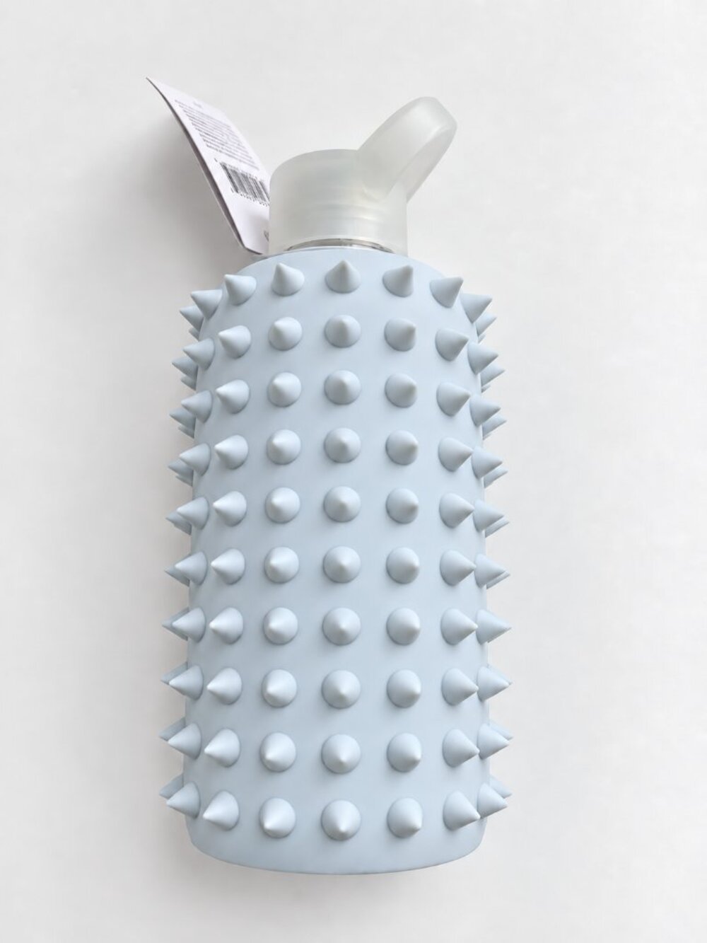 BKR Glass Water Bottle Spiked Sawyer (Opaque Dusty Blue) 16oz/500ml